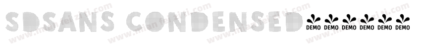 SDSans Condensed字体转换